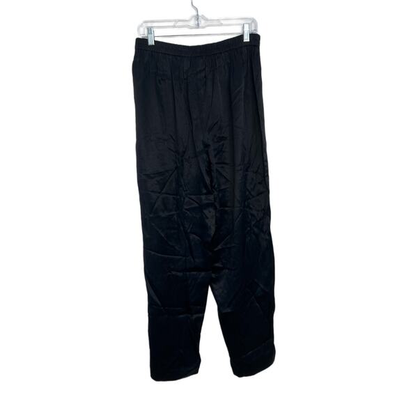 Vintage R & M Richards by Karen Wong Black Dress Palazzo Loose Pants Size 16W - Picture 1 of 7